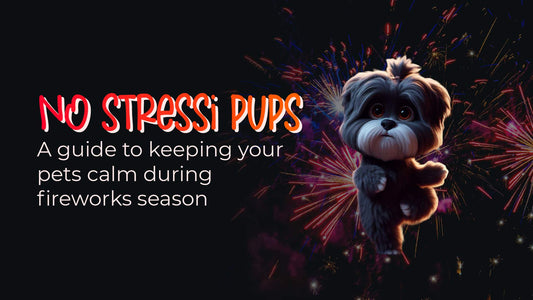 No Stressi Pups: Calming Your Pets During Fireworks Season