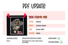A Pawsitive ID • PDF Update
