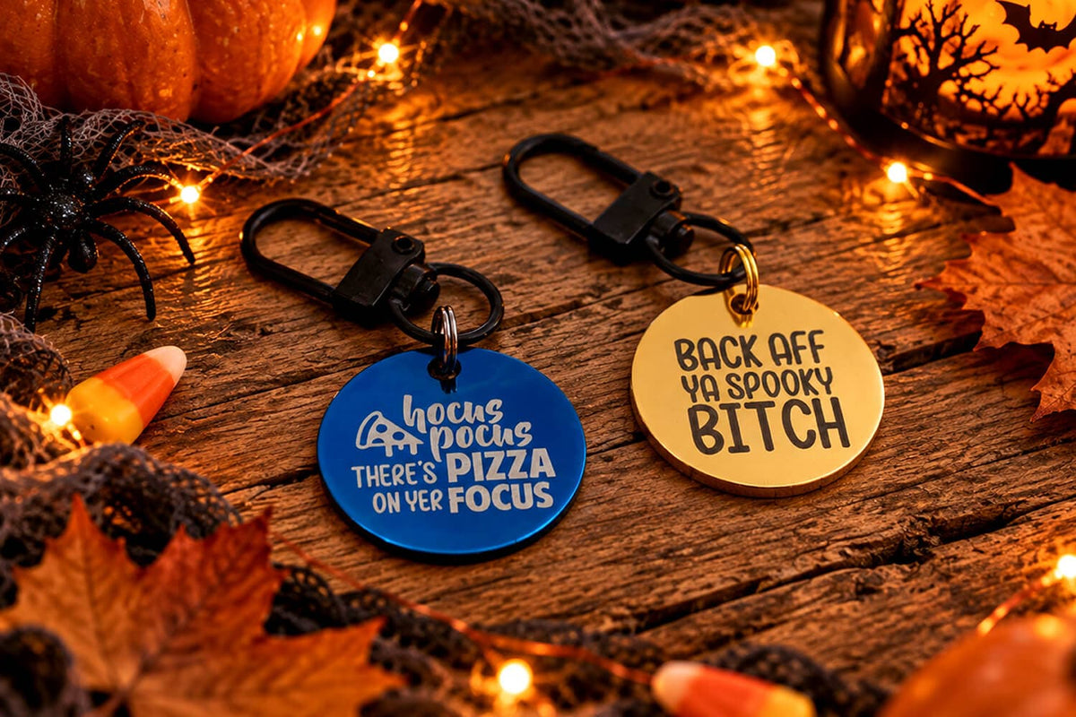 Halloweenie • Stainless Steel Pet Tags