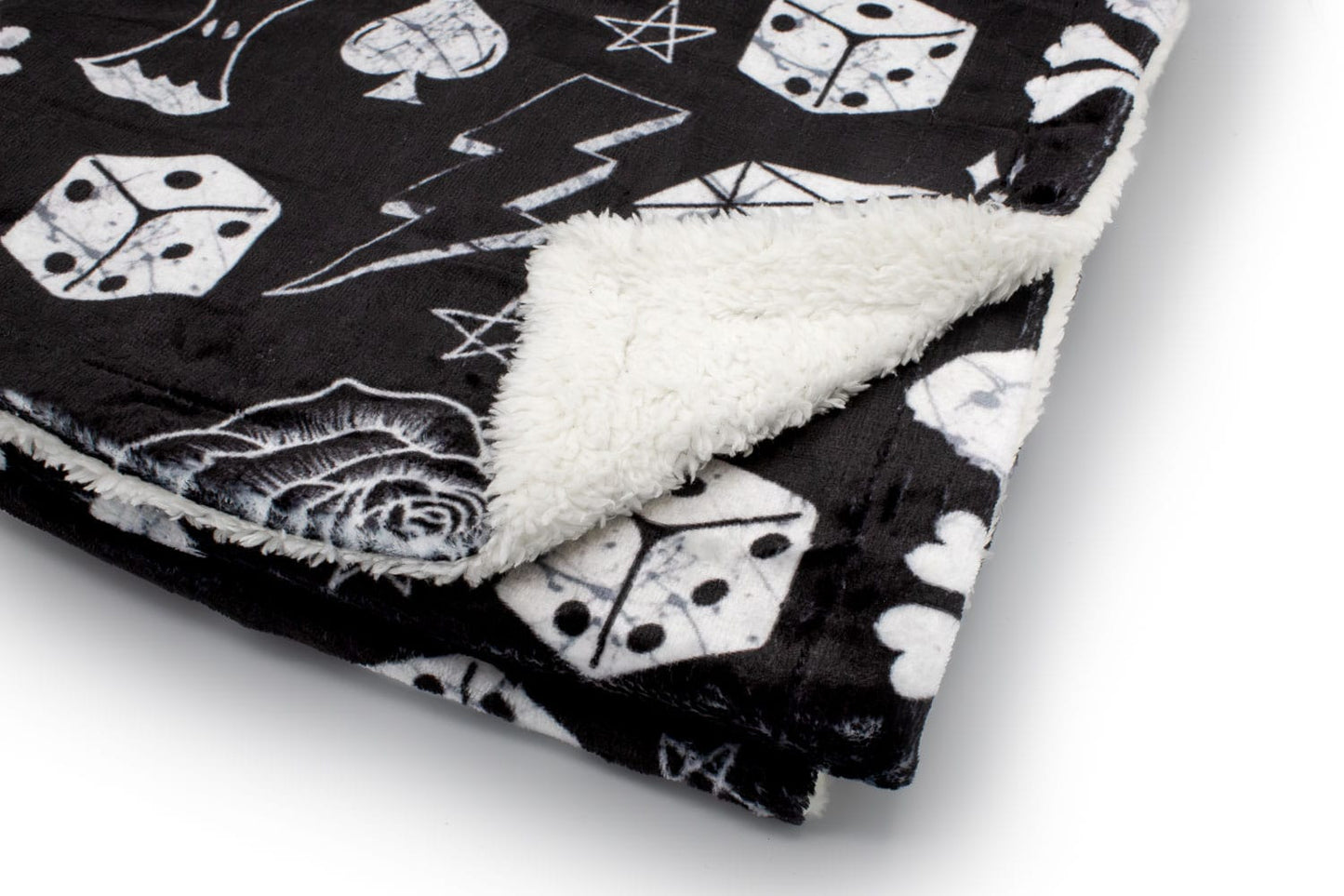 Bad To The Bone-io • Sherpa Blanket