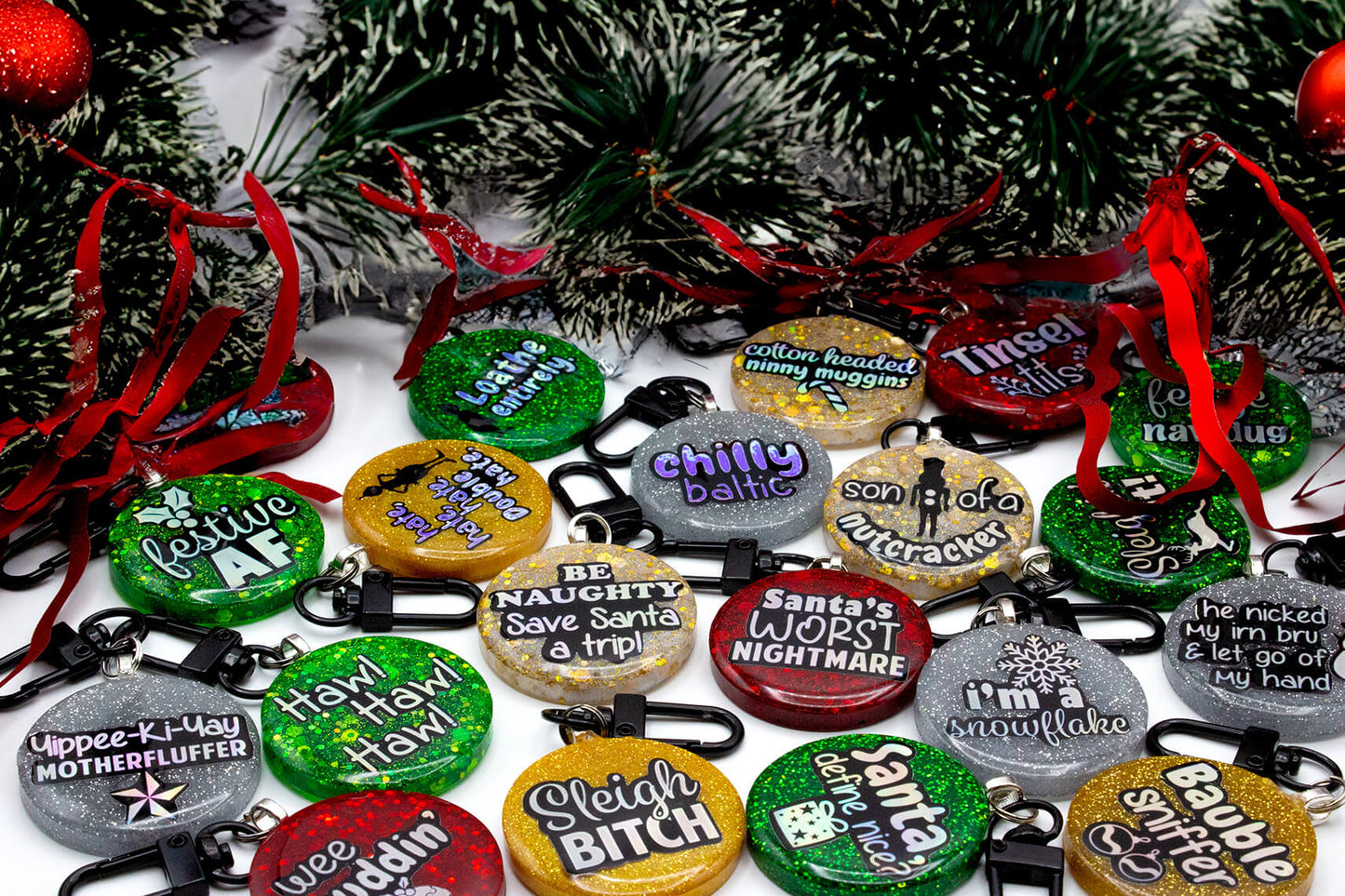 Christmessi • Resin Charm