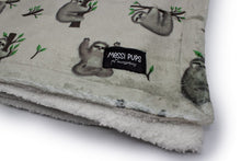 Eat. Sleep. Sloth. Repeat. • Sherpa Blanket