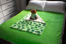 Leaf Me Alone • Minky Dot Double Bed Blanket