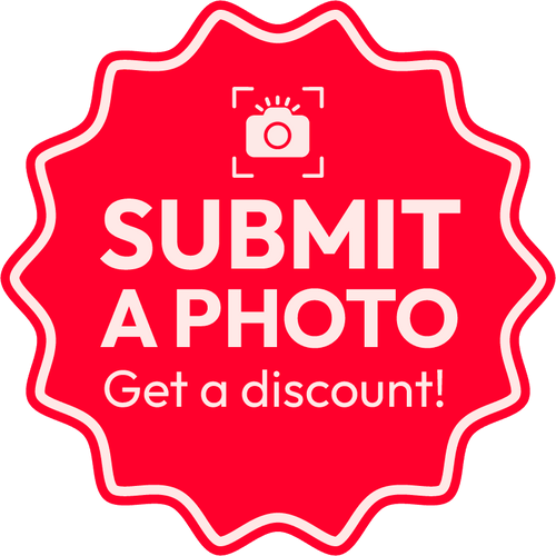 Submit your photo for a discount
